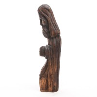 Rzeźba ludowa w drewnie - Ecce Homo.